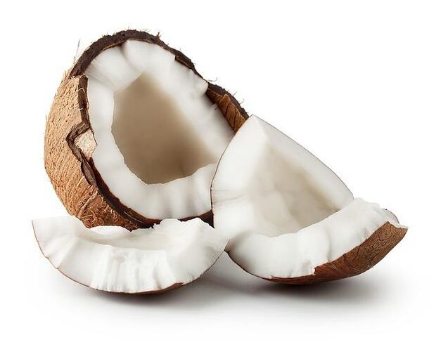 l'olio di cocco è incluso nella crema Keramin